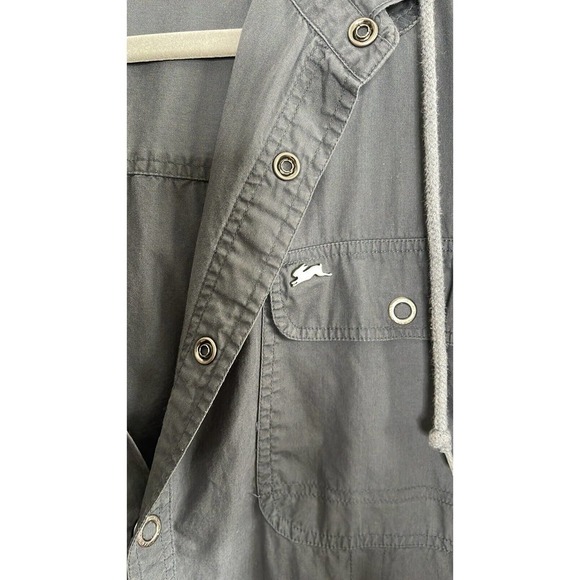 A. TIZIANO LONG SLEEVE MEN'S GRAY OVERSHIRT SIZE 5X - Picture 5 of 8